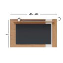 Ver imagem 2 de Rack Bancada Jurerê 1.8 com Painel Suspenso Extensivo Leme Freijó Off White Matte - Colibri