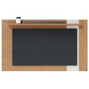Ver imagem 3 de Rack Bancada Jurerê 1.8 com Painel Suspenso Extensivo Leme Freijó Off White Matte - Colibri