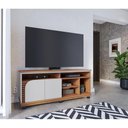 Ver imagem 4 de Rack Bancada Jurerê 1.8 com Painel Suspenso Extensivo Leme Freijó Off White Matte - Colibri