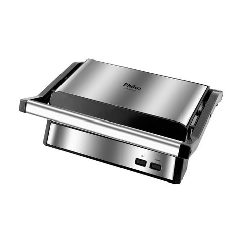 Grill e Sanduicheira Philco Pgr21pi Maxx Clean Inox / Preto