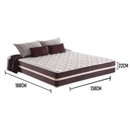 Colchão Casal Anjos Molas Superlastic Classic 22x138x188 - 3