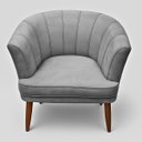 Ver imagem 4 de Poltrona para Salão de Beleza Cliente Pés em Madeira Natural Estrutura Reforçada Suporta 120 Kg