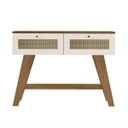 Ver imagem 2 de Conjunto Sala Painel P/ Tv até 72 com 2 Portas, Aparador 2 Gavetas, Mesa de Centro Cinamomo/off Whit