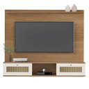 Ver imagem 5 de Conjunto Sala Painel P/ Tv até 72 com 2 Portas, Aparador 2 Gavetas, Mesa de Centro Cinamomo/off Whit