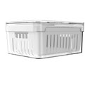 Ver imagem 7 de Organizador de Alimentos para Geladeira Clear Fresh com Cesto ou 2,2l