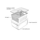 Ver imagem 5 de Organizador de Alimentos para Geladeira Clear Fresh com Cesto ou 2,2l