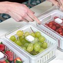 Ver imagem 2 de Organizador de Alimentos para Geladeira Clear Fresh com Cesto ou 2,2l