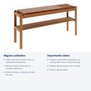 Ver imagem 6 de Aparador Air - Tampo: Tecido - Largura: 160 cm - Cor: Natural - Tecido: 3U