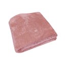 Ver imagem 1 de Cobertor Manta Frio Casal Inverno Liso Microfibra - Rose