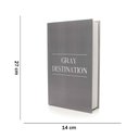 Ver imagem 5 de Livro Decorativo de Papel "gray Destination Cinza" 27x17x5 Cm -D’Rossi