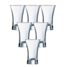 Conjunto 6 Copos De Dose Shot Vidro Cachaça Vodka Tequila 50ml - 6
