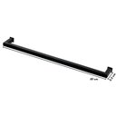 Ver imagem 6 de Porta Toalha Toalheiro de Banho Banheiro 50cm em Aço Inox Black Matte Preto Fosco Stainless