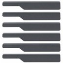 Ver imagem 1 de Kit 6 Puxadores Direitos de Móveis 18cm Cinza Aço Carbono Or