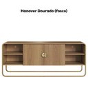 Ver imagem 4 de Rack Bancada Organica Tv 55 Polegadas 150 Cm 28070 Artesano Hanover Dourado