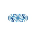Ver imagem 2 de Bandeja Retangular Rasa Pequena" Blues" em Melamina -39,5x16,5xh2,5 Cm- Guzzini