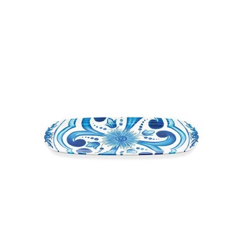 Bandeja Retangular Rasa Pequena" Blues" em Melamina -39,5x16,5xh2,5 Cm- Guzzini