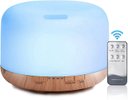 Ver imagem 1 de Difusor De Aromas, Umidificador De Ar Ultra-Sônico 500Ml, Difusor De Óleo Essencial, Abajur Led, (Ma