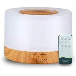 Difusor De Aromas, Umidificador De Ar Ultra-Sônico 500Ml, Difusor De Óleo Essencial, Abajur Led, (Ma - 2
