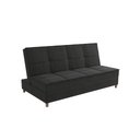 Ver imagem 2 de Sofá Cama Vision 185cm Suede Mescla Grafite Kappesberg