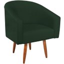 Ver imagem 5 de Poltrona Decorativa Jade Design Moderno Sala de Estar Quarto Escritório Confortável Luxo Pés Palito