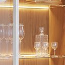 Ver imagem 7 de Conjunto Cristaleira 2 Portas de Vidro Guanabara com Led e Buffet Sala de Jantar 4 Portas Vitória