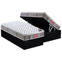 Ver imagem 1 de Cama Box Baú Solteiro: Colchão Molas Ensacadas Castor Pocket Light Stress Oxygen New + Base CRC Cour