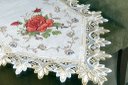 Ver imagem 2 de Caminho de Mesa com Flores Vermelhas - 1,80 M Arte & Tear
