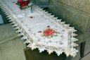 Ver imagem 1 de Caminho de Mesa com Flores Vermelhas - 1,80 M Arte & Tear