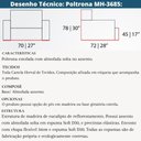 Ver imagem 4 de Poltrona MH-3685 Herval Madeira Eucalipto Estofado em Linho Marrom Mesclado C