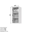 Ver imagem 5 de Armário Aéreo 40 cm Branco HP 100% MDF 01 Porta Americana
