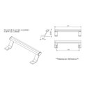 Ver imagem 2 de Puxador alça para porta, gaveta, armário, estante expositora - Preto