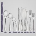 Ver imagem 7 de Kit Garfo Faca Inox 48 Peças Restaurante Buffet Gourmet Mix