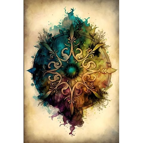 Esconderijo Segredo Compartimento Guardar Cofre Mandala