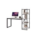 Ver imagem 3 de Escrivaninha Mesa Escritório com Estante 4 Prateleiras Innovare
