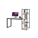 Ver imagem 3 de Escrivaninha Mesa Escritório com Estante Innovare 4 Prateleiras 170cm Industrial
