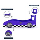 Ver imagem 3 de Cama Carro Infantil Rally 090 Azul - Rede Móveis