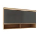 Ver imagem 1 de Armário Aéreo Maleiro Mônaco 145cm 2 Portas MDF-MDP Basculante Luciane Móveis