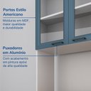 Ver imagem 5 de Paneleiro Torre Quente para Forno 70cm Soho CabeCasa MadeiraOriginals Branco/Azul