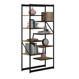 Estante para Livros 8 Prateleiras Innovare 185cmx80cm Espresso Móveis - 2
