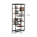 Ver imagem 3 de Estante para Livros 8 Prateleiras Innovare 185cmx80cm Espresso Móveis