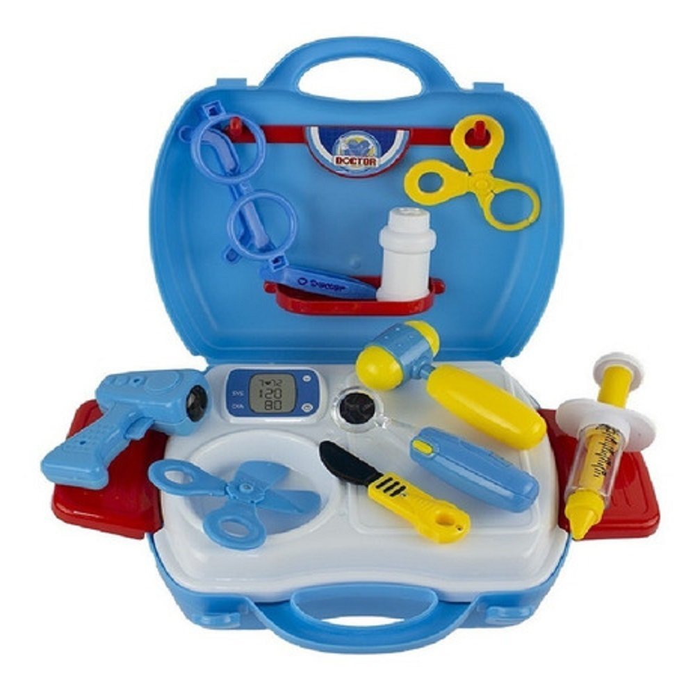 BRINQUEDO MALETA DE MEDICO COM LUZ BQ-015 ETITOYS | MadeiraMadeira