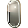 Espelho Led Luz Branca Neutra 50x80 Oval Capsula Banheiro Lavabo Botão Touch - 3