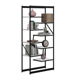 Estante para Livros 8 Prateleiras Innovare 185cmx80cm Espresso Móveis - 2
