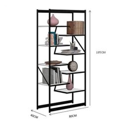 Estante para Livros 8 Prateleiras Innovare 185cmx80cm Espresso Móveis - 3