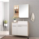 Ver imagem 1 de Gabinete para Banheiro com Cuba e Espelheira Jazz