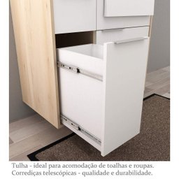 Gabinete para Banheiro com Cuba e Espelheira Jazz  - 5