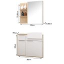 Ver imagem 2 de Gabinete para Banheiro com Cuba e Espelheira Jazz