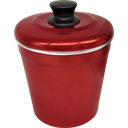 Ver imagem 1 de Lixeira Alumínio Vermelho N°18 3,9 Litros