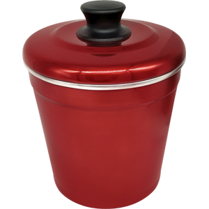 Lixeira Alumínio Vermelho N°18 3,9 Litros