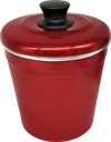 Ver imagem 1 de Lixeira Alumínio Vermelho N°18 3,9 Litros